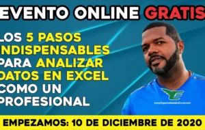 👣GRATIS: Los 5 pasos para Analizar DATOS en Excel como un Profesional