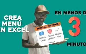 3️⃣Crear MENÚ en Excel en menos de 3 Minutos [Compruébalo]