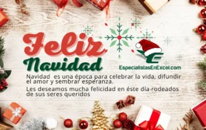 Feliz navidad y próspero 2022
