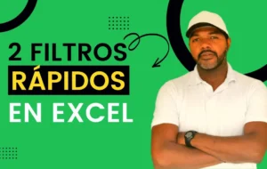 2 Tipos de filtros de Excel muy RÁPIDOS